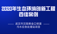 喜訊！蘇創(chuàng)環(huán)境武漢污水處理項目入選“2020年生態(tài)環(huán)境創(chuàng)新工程百佳案例”